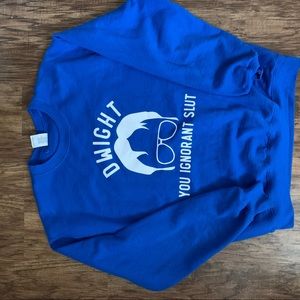 The Office Dwight crew neck hoodie